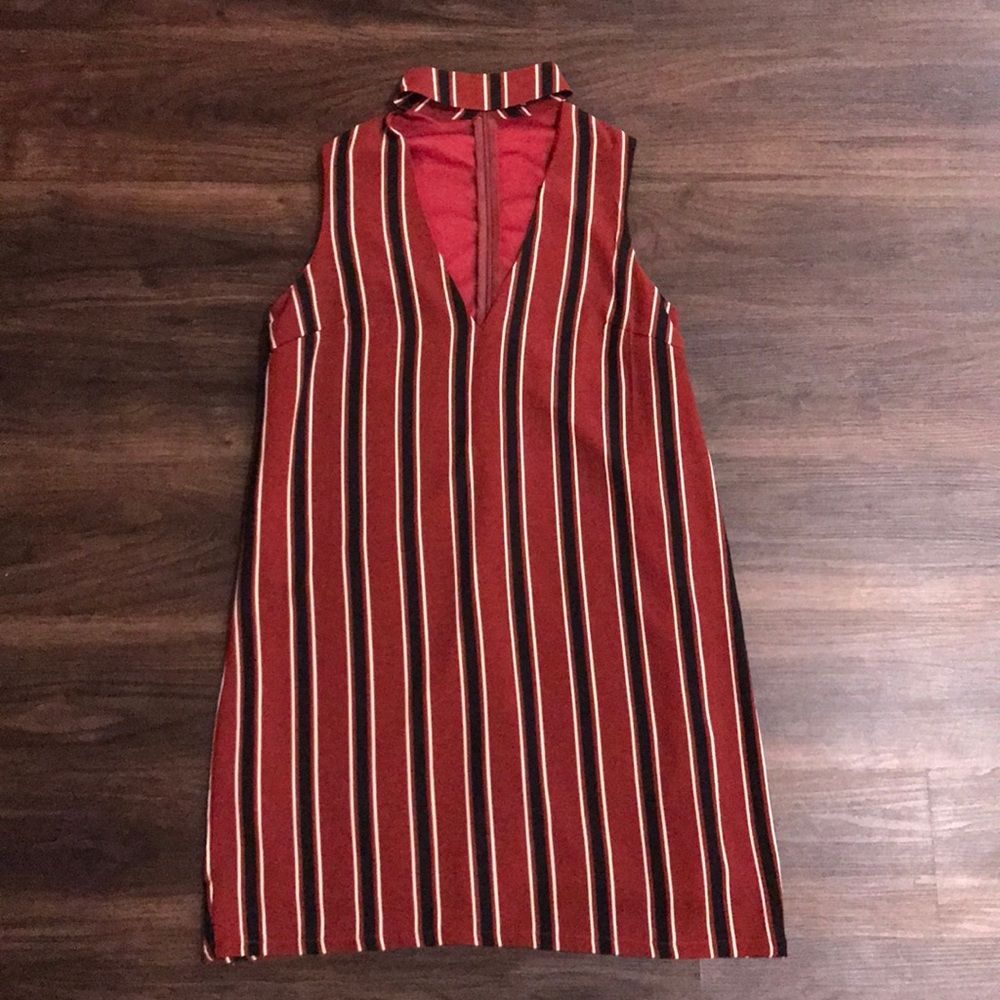 Striped shift dress